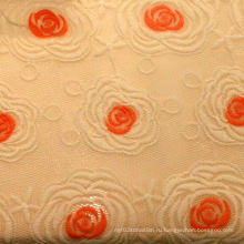 Вышивка текстильной полиэфирной сетчатой ​​ткани
